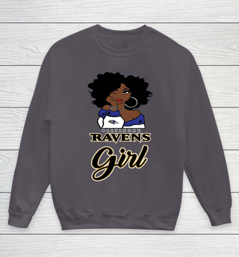 Baltimore Ravens Girl NFL Youth Sweatshirt 6