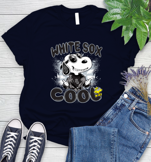 MLB Baseball Chicago White Sox Cool Snoopy Shirt Women's T-Shirt 2