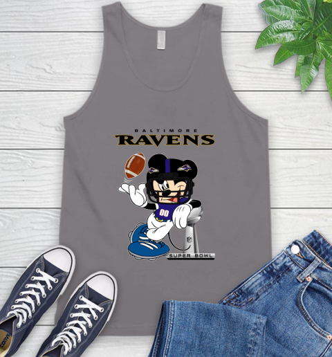 NFL Baltimore Ravens Mickey Mouse Disney Super Bowl Football T Shirt Tank Top 7