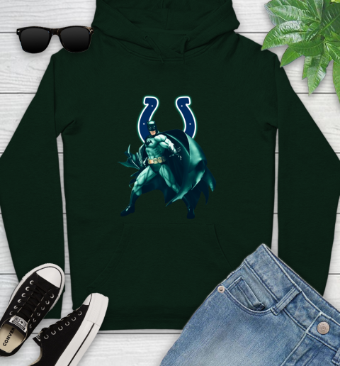 NFL Batman Football Sports Indianapolis Colts Youth Hoodie 13