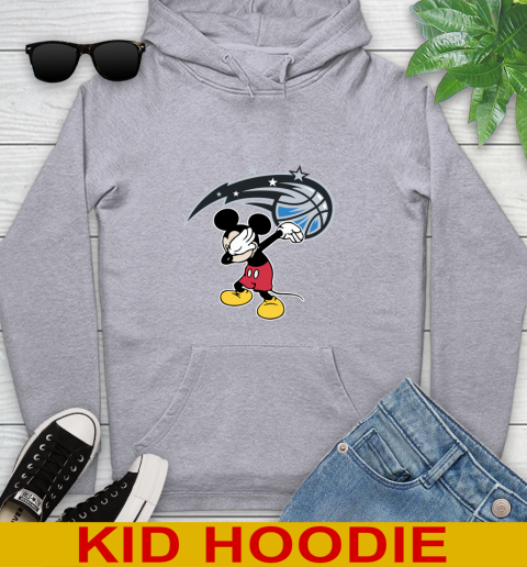 Orlando Magic NBA Basketball Dabbing Mickey Disney Sports Youth Hoodie 6