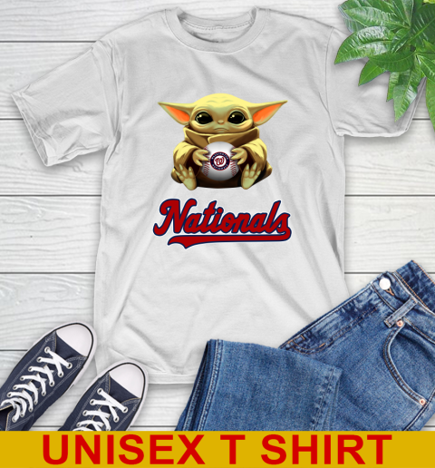MLB Baseball Washington Nationals Star Wars Baby Yoda Shirt