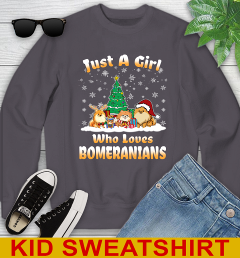 Christmas Just a girl who love pomeranians dog pet lover 113