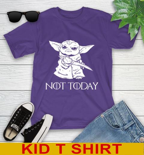 Not Today Game Of Thrones Star Wars Baby Yoda Shirt 99