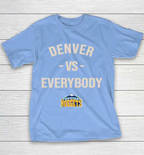 Denver Nuggets Vs Everybody Youth T-Shirt 8