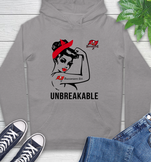 NFL Tampa Bay Buccaneers Girl Unbreakable Football Sports Hoodie 4