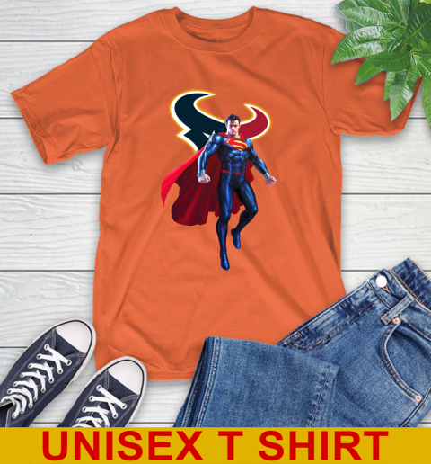 NFL Superman DC Sports Football Houston Texans T-Shirt 5