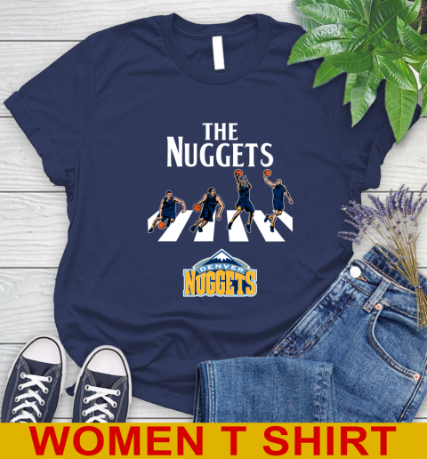 NBA Basketball Denver Nuggets The Beatles Rock Band Shirt Women's T-Shirt 12