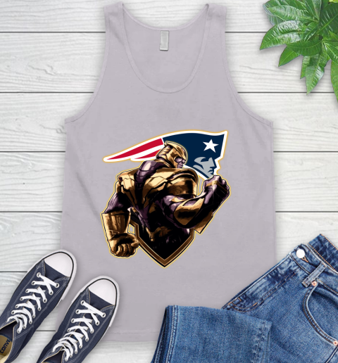 NFL Thanos Avengers Endgame Football Sports New England Patriots Tank Top 4