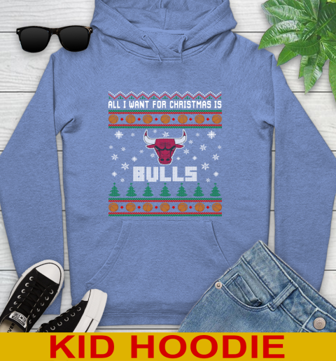 NBA All I Want For Christmas Is Chicago Bulls Basketball Sports 139
