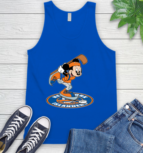 NHL Hockey New York Islanders Cheerful Mickey Disney Shirt Tank Top 5