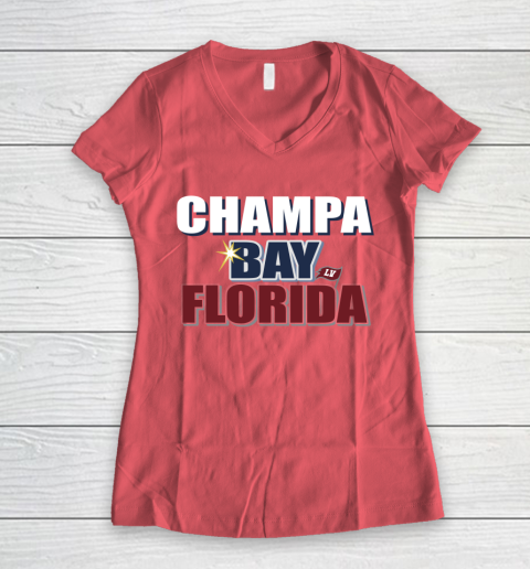 Champa Bay Florida Women's V-Neck T-Shirt 4