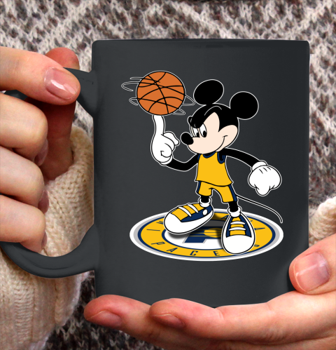 NBA Basketball Indiana Pacers Cheerful Mickey Disney Shirt Ceramic Mug 11oz
