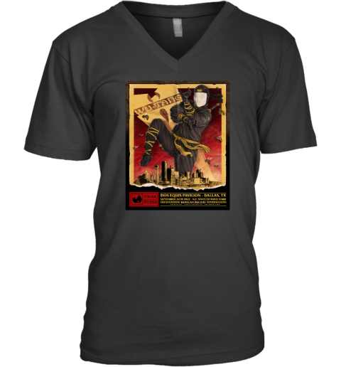Wu Tang Clan Dallas September 26, 2022 V-Neck T-Shirt