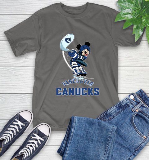 NHL Hockey Vancouver Canucks Cheerful Mickey Mouse Shirt T-Shirt 10