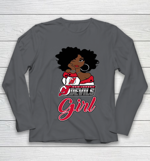 New Jersey Devils Girl NHL Youth Long Sleeve 8