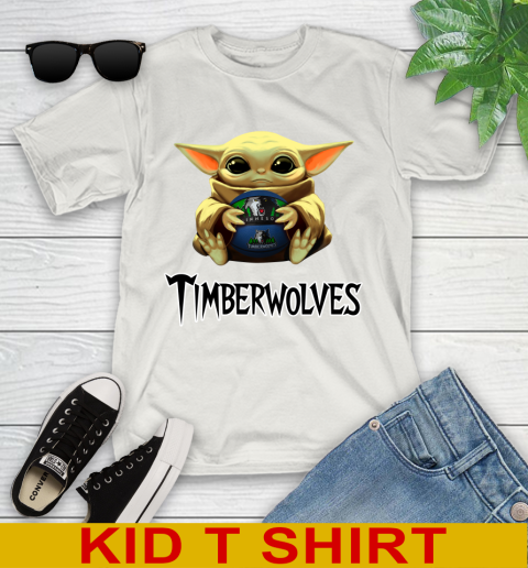NBA Basketball Minnesota Timberwolves Star Wars Baby Yoda Shirt 112