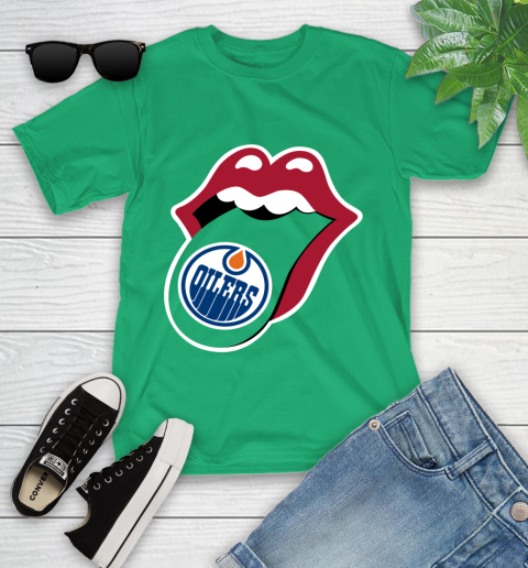 Edmonton Oilers NHL Hockey Lips I Root For My Team Adoring Fan 108