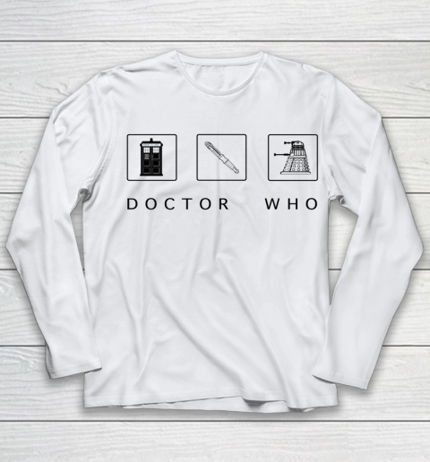 Dr. Who Doctor Who Shirt Youth Long Sleeve