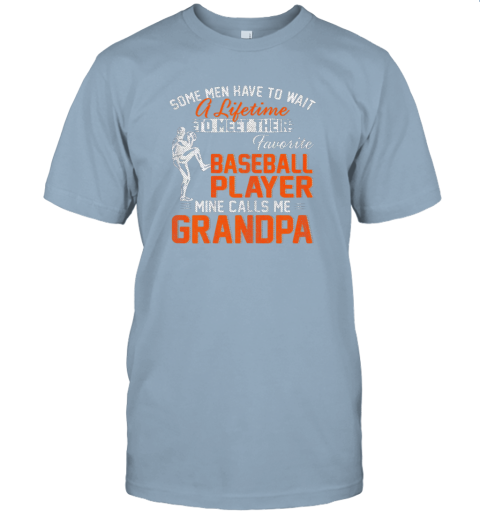 gnej my favorite baseball player calls me grandpa father39 s day jersey t shirt 60 front light blue