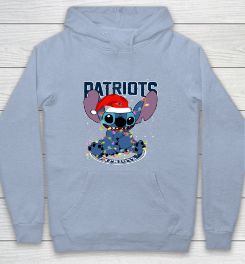 New England Patriots NFL Football noel stitch Christmas Youth Hoodie 5