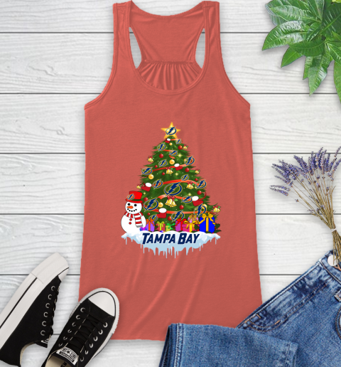 Tampa Bay Lightning Merry Christmas NHL Hockey Sports Racerback Tank 4