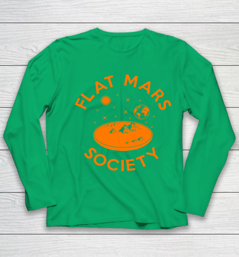 Flat Mars Society Shirt Youth Long Sleeve 4