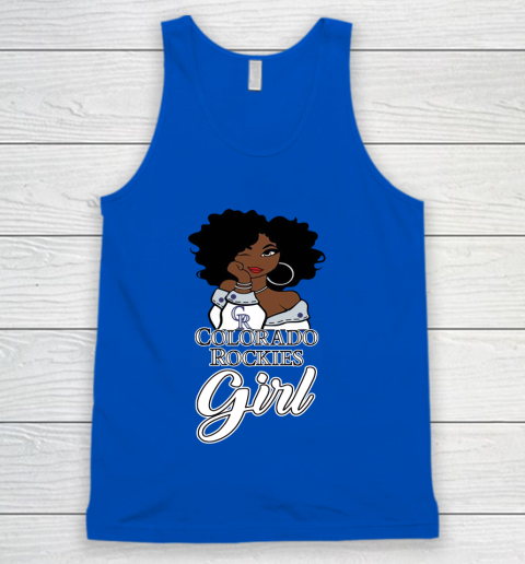 Colorado Rockiess Girl MLB Tank Top 5