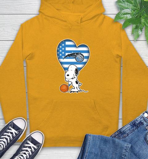Orlando Magic NBA Basketball The Peanuts Movie Adorable Snoopy Hoodie 3