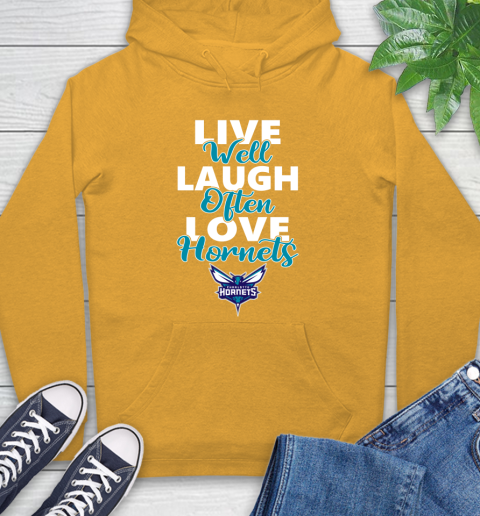 NBA Basketball Charlotte Hornets Live Well Laugh Often Love Shirt Hoodie 2