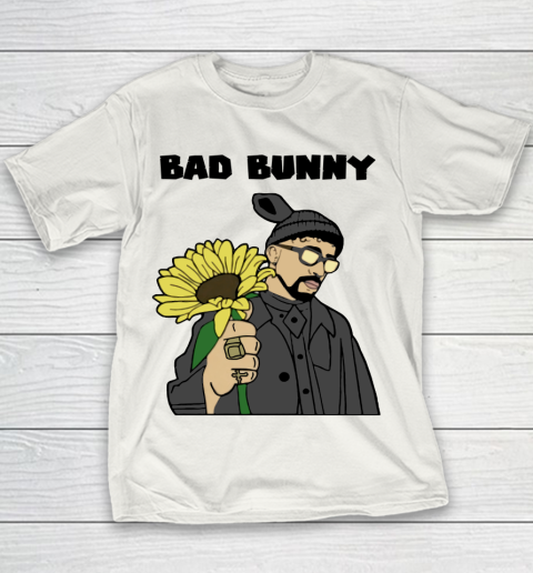 Sunshine flower Bad Bunny rapper gift for fans Youth T-Shirt