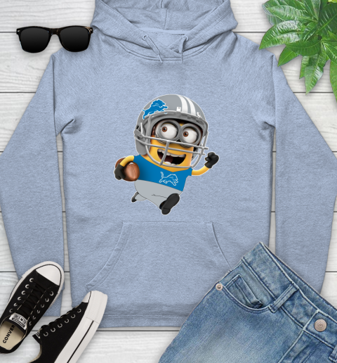 NFL Detroit Lions Minions Disney Football Sports Youth Hoodie 11 NFL Detroit Lions Minions Disney Football Sports Youth Hoodie - Image 11