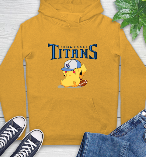 NFL Pikachu Football Tennessee Titans Hoodie 3