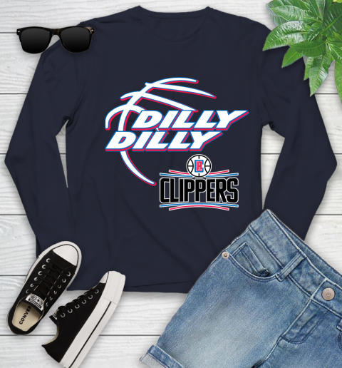 NBA Los Angeles Clippers Dilly Dilly Basketball Sports Youth Long Sleeve 3