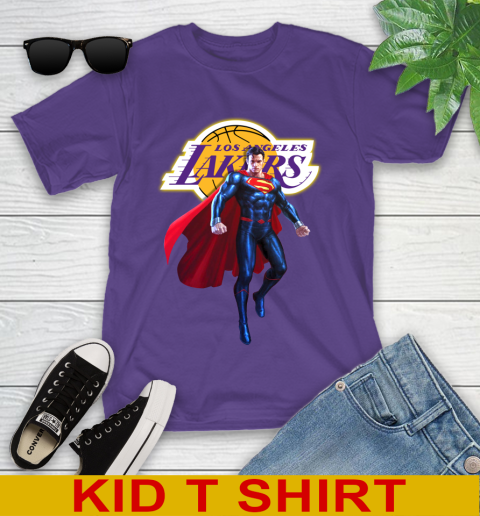 NBA Awesome Superman Basketball Sports Los Angeles Lakers 104
