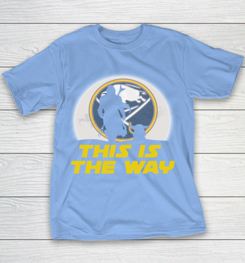 Buffalo Sabres NHL Ice Hockey Star Wars Yoda And Mandalorian This Is The Way Youth T-Shirt 8