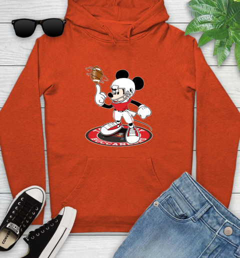 NFL Football Tampa Bay Buccaneers Cheerful Mickey Disney Shirt Youth Hoodie 5