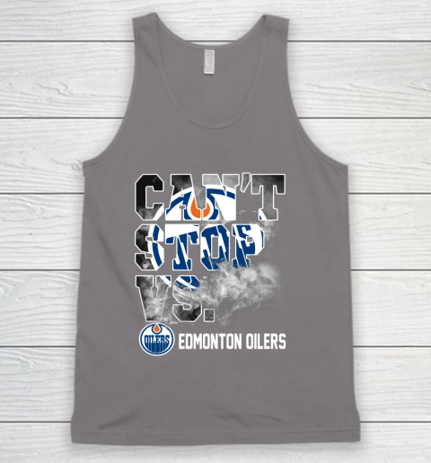 NHL Edmonton Oilers Hockey Can't Stop Vs Tank Top 6