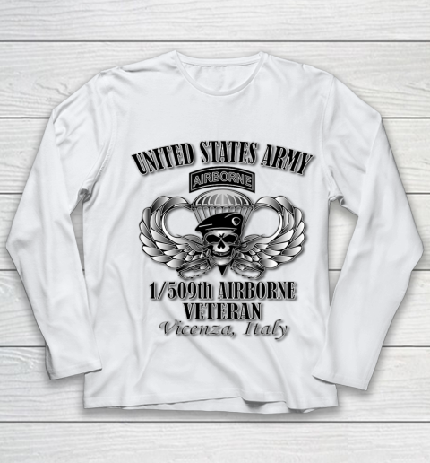 Veteran Shirt 1 509th Airborne Veteran Youth Long Sleeve