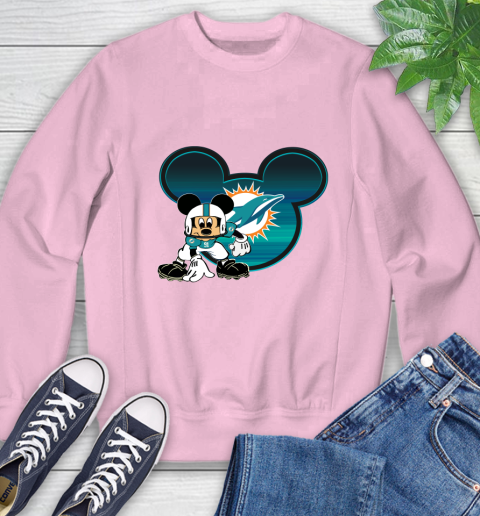 NFL Miami Dolphins Mickey Mouse Disney Football T Shirt Sweatshirt 9