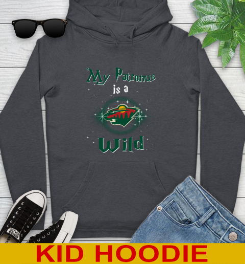 NHL Hockey Harry Potter My Patronus Is A Minnesota Wild Youth Hoodie 10 NHL Hockey Harry Potter My Patronus Is A Minnesota Wild Youth Hoodie - Image 10