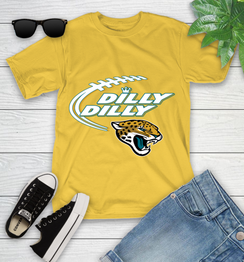 NFL Jacksonville Jaguars Dilly Dilly Football Sports Youth T-Shirt 8