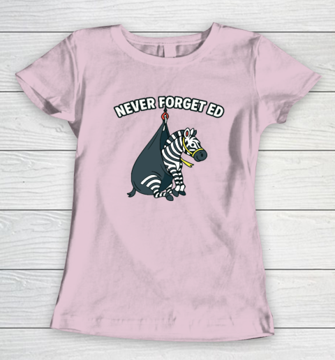 Never Forget Ed The Zebra Captured Women's T-Shirt 5