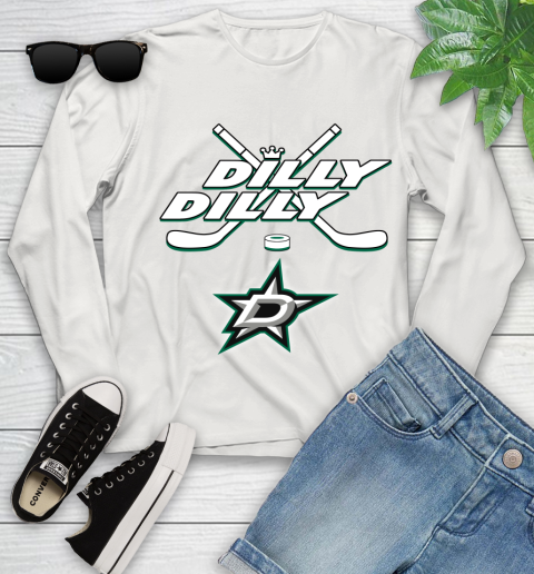 NHL Dallas Stars Dilly Dilly Hockey Sports Youth Long Sleeve 12