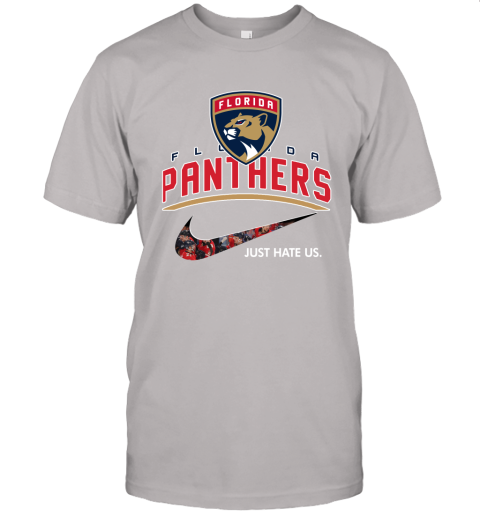 NHL Team Florida panthers x Nike Just Hate Us Hockey Unisex Jersey Tee