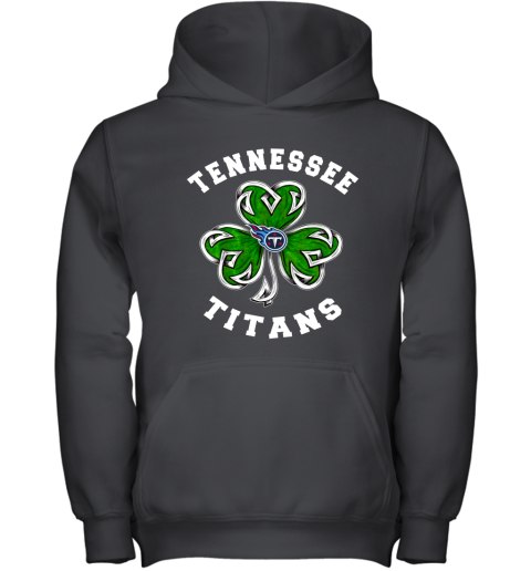 NFL Tennessee Titans Three Leaf Clover St Patrick's Day Football Sports 2kjAP54IEpP youth hoodie 43 95 151514 front black