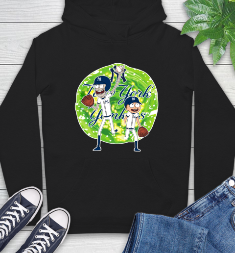 MLB New York Yankees Rick And Morty Baseball Sports Hoodie 2