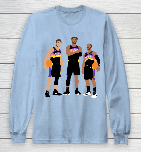 Phoenix Suns Chris Paul Devin Booker DeAndre Ayton Long Sleeve T Shirt