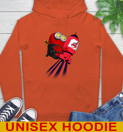 MLB Baseball Cleveland Indians Deadpool Minion Marvel Shirt Hoodie 4