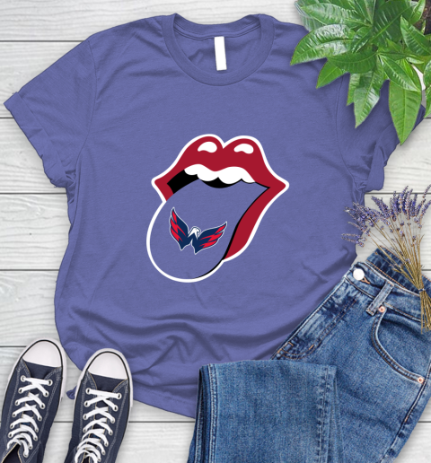 Washington Capitals NHL Hockey Lips I Root For My Team Adoring Fan 101